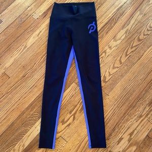 Peloton Ribbed Black Show Up Leggings
